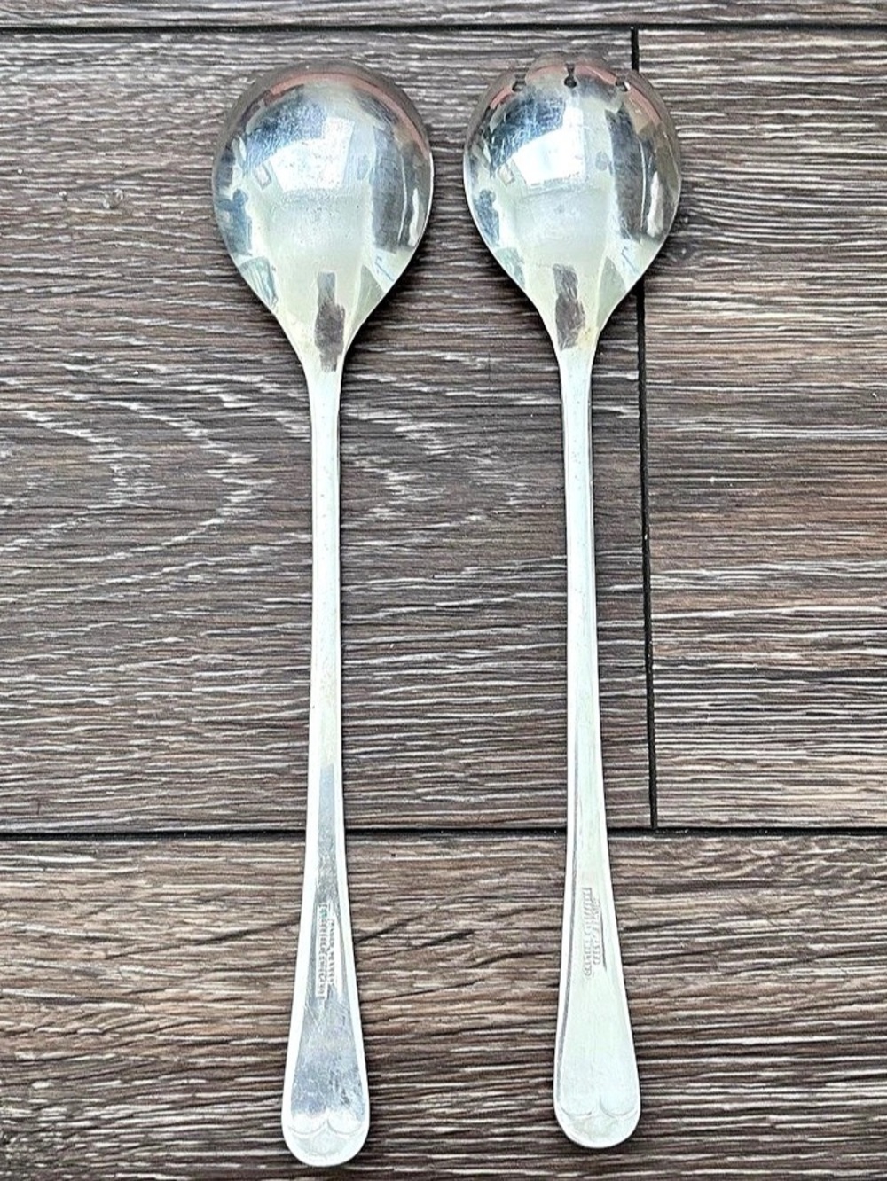 Sheffield Vintage Silver Plated Salad Serving Set